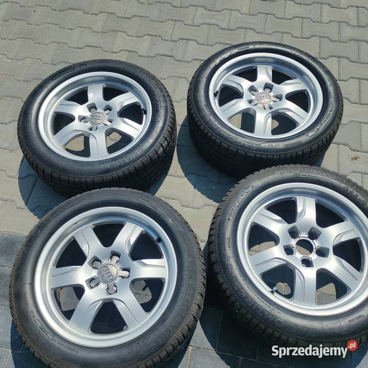 Felgi aluminiowe z oponami zimowymi 22550 R17 Szczucin sprzedam