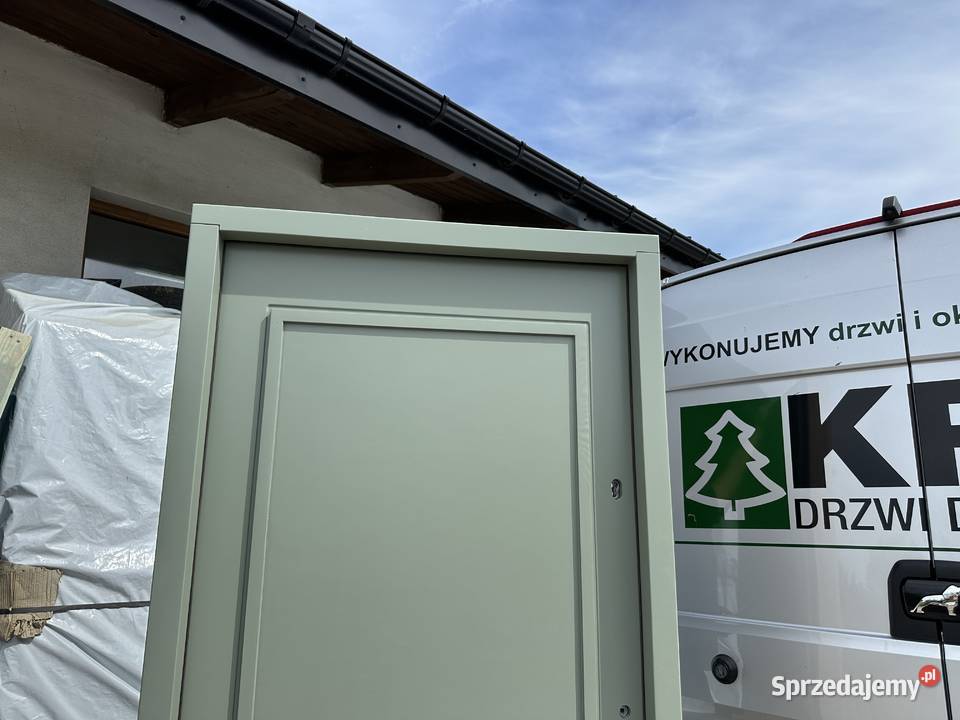 Drzwi zewnętrzne drewniane RĘKI wewnątrzklatkowe sprzedam