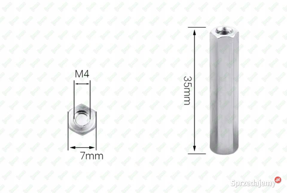 M4X35 ALUMINIOWA NAKRĘTKA ZŁĄCZNA PRZEDŁUŻANA mazowieckie Warszawa sprzedam