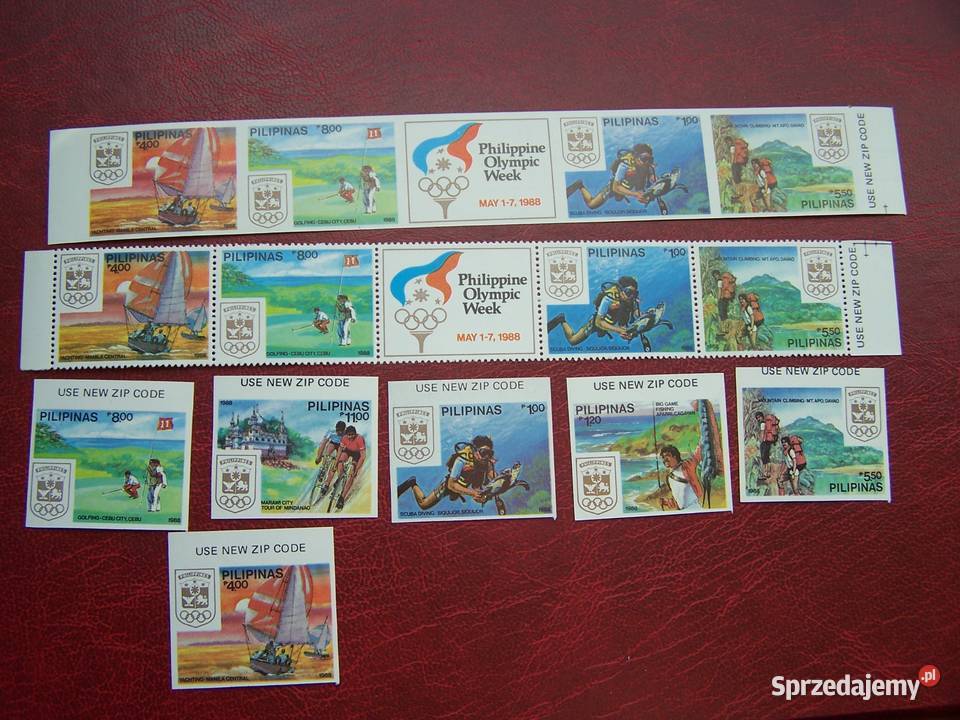 Filipiny 1988 Mi 1862 67 Sport Tydzień Filatelistyka Tychy