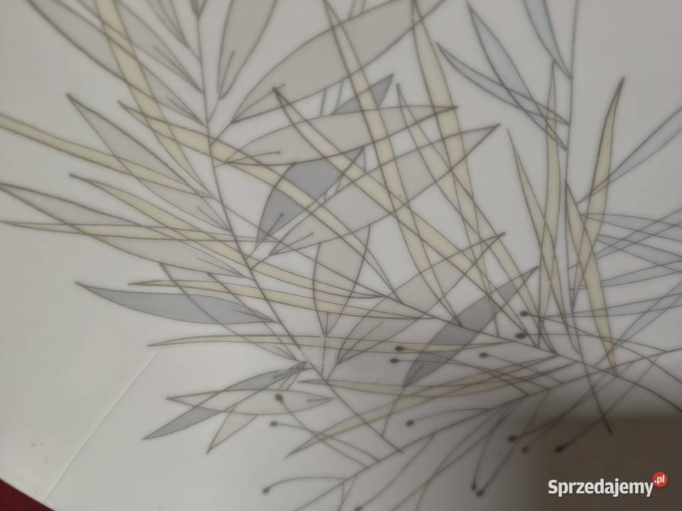 Rosenthal Germany talerz porcelanowy z motywem łódzkie