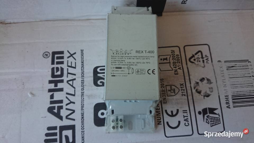 Statecznik Balast 400W Lampa Sodowa Izby