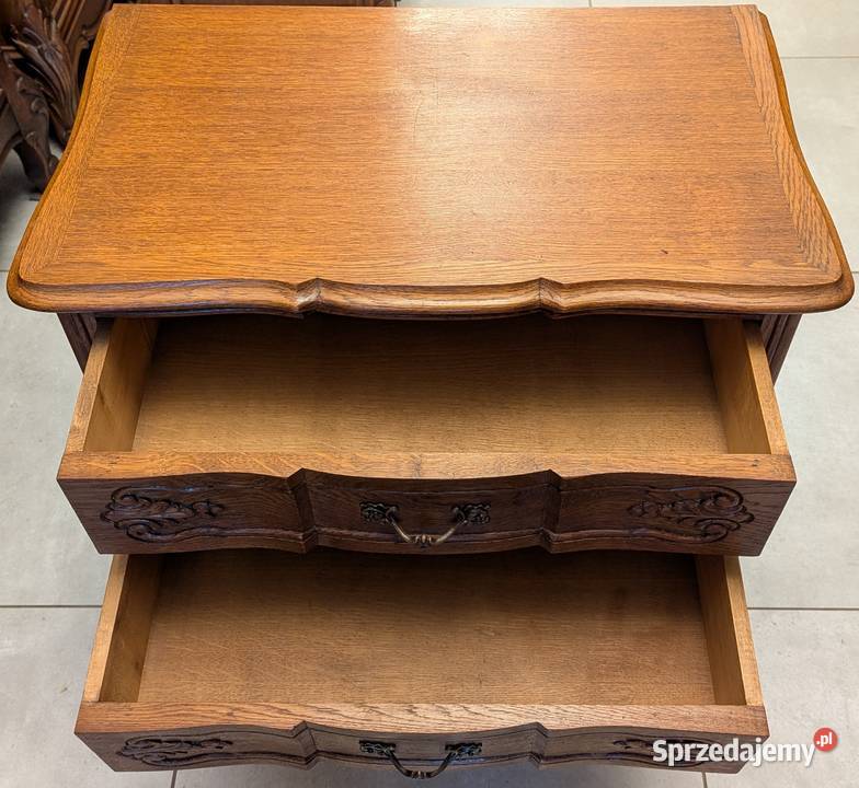 Dębowa komoda ludwikowskasklep Dąbrowa Górnicza