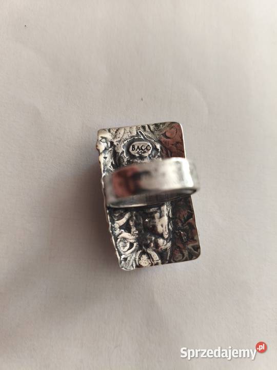 Pierścionek z Bursztynu srebro srebro podlaskie Białystok