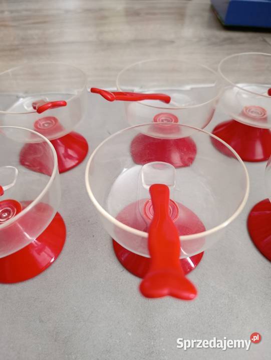 komplet miseczek do lodów deserów Poznań
