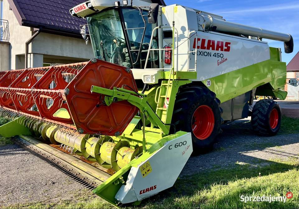 Claas Lexion 450 2003 r Evolution Cebis c 600 nieuszkodzony łódzkie Kutno sprzedam