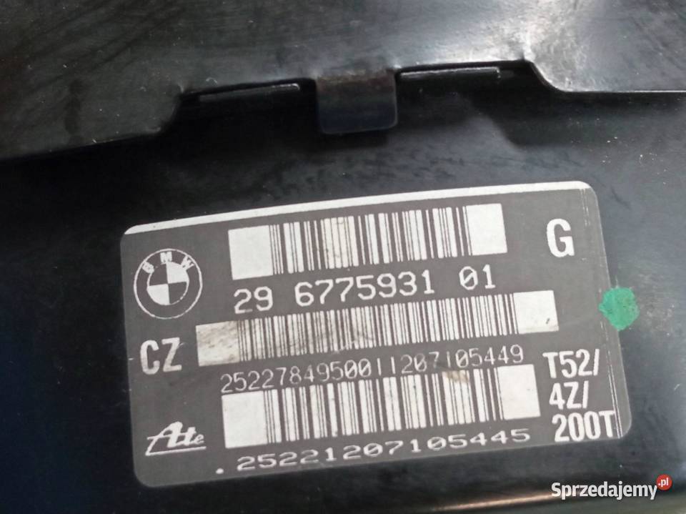 POMPA HAMULCOWA SERWO 6775931 Bmw Seria 3 V Układ hamulcowy świętokrzyskie