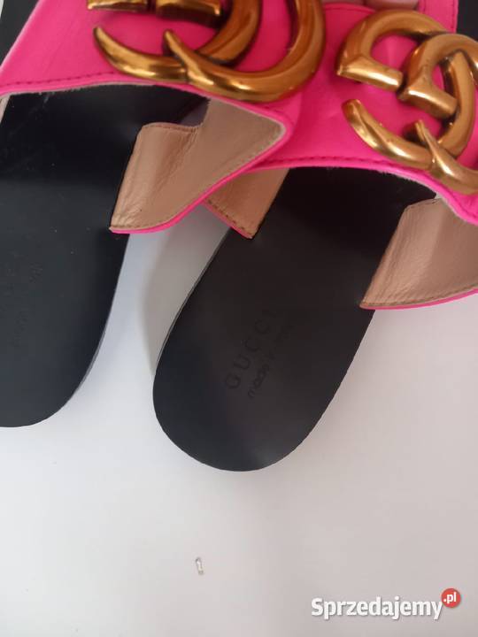 Gucci damskie sandały lav bugle 38 rozmiar Sandały i klapki sprzedam