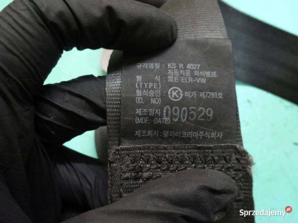 KIA SOUL I 09r pas bezpieczeństwa lewy przód świętokrzyskie