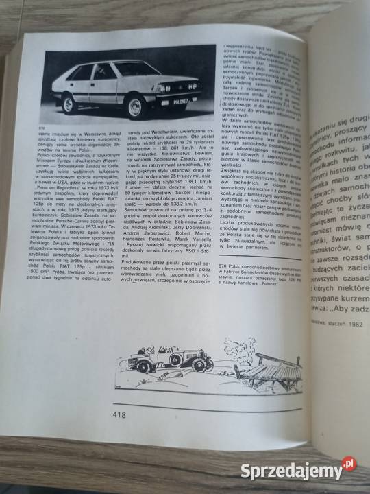 Dzieje samochodu Witold Rychter Kozłów Biskupi