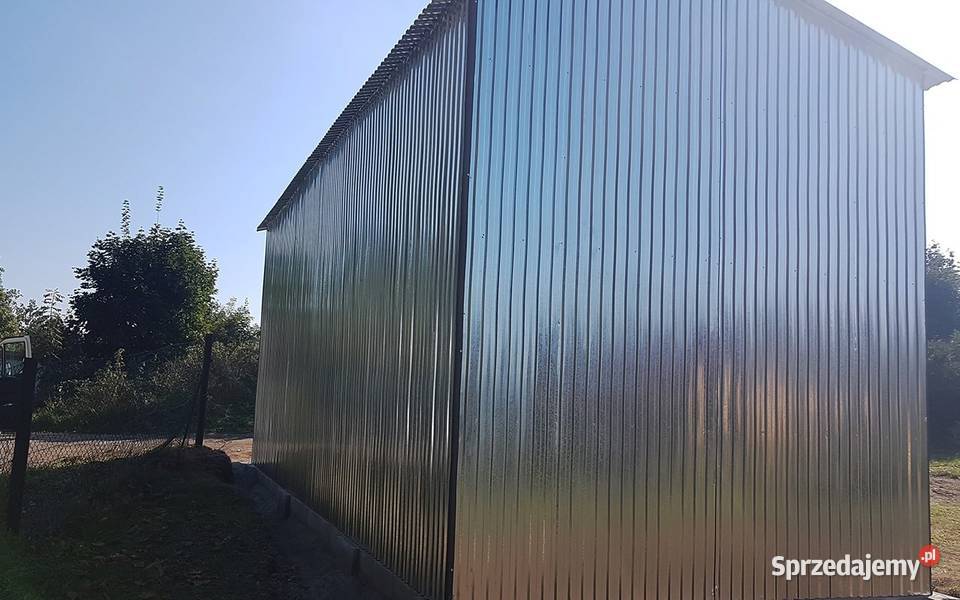 Blaszana montowana hala 3x8m ocynk małopolskie