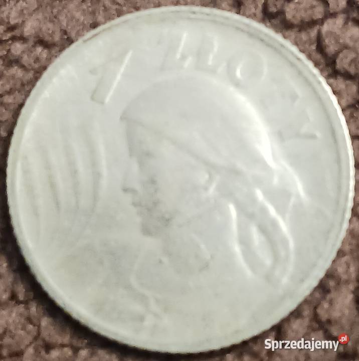 1 Żniwiarka 1924 r mennica Paryż oryginał wielkopolskie Konin