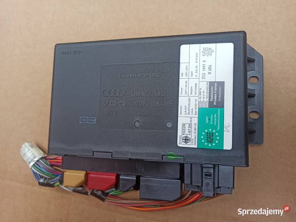 Audi A6 C5 Moduł komfortu 4B0962258D Bolesławiec