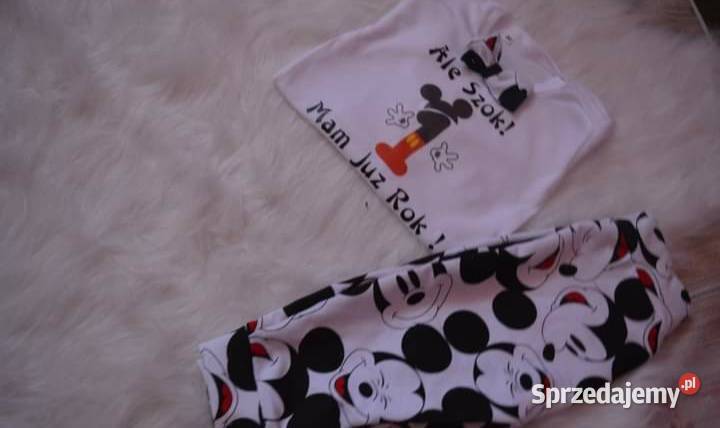 Komplet miki na roczek chłopca pierwsze urodziny Komplety i zestawy