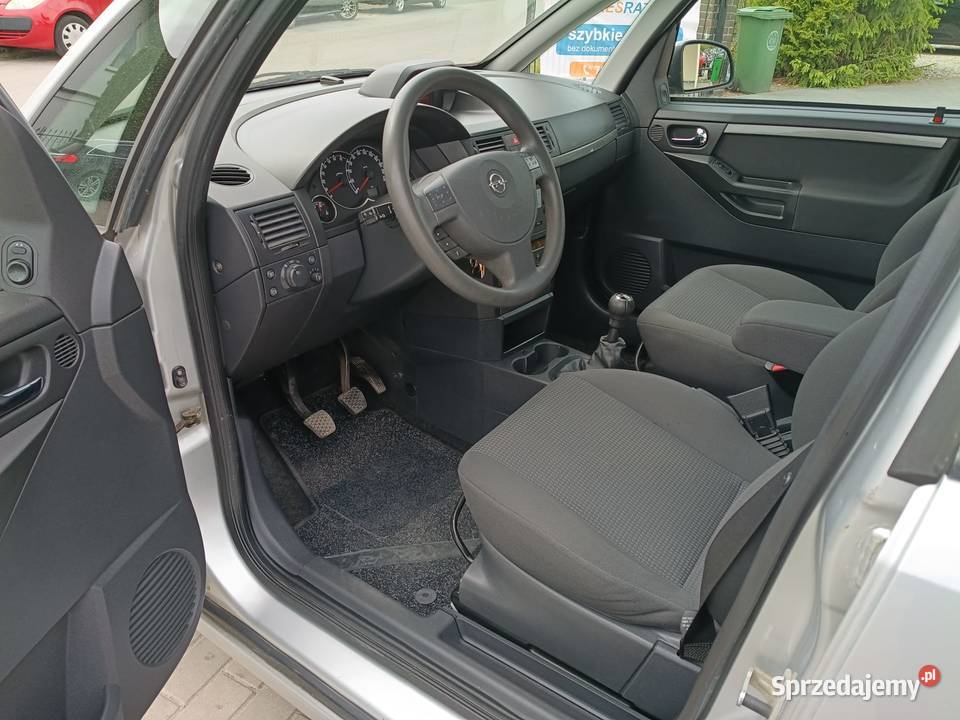 OPEL MERIVA 16 benzyna 105 klima srebrny Meriva Dolna Grupa