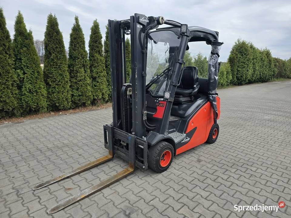 LINDE H20T01 TRIPLEX 2015 Wózki widłowe wielkopolskie Godziesze Małe