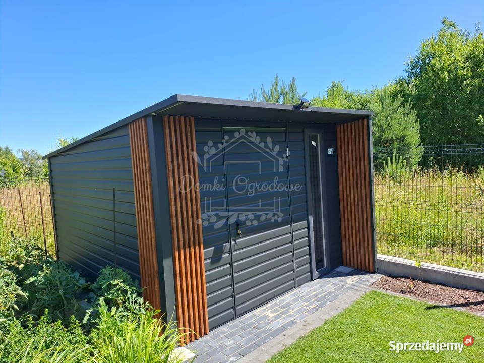 Schowek domek ogrodowy 3x3 okno dekor z lameli Siedlce