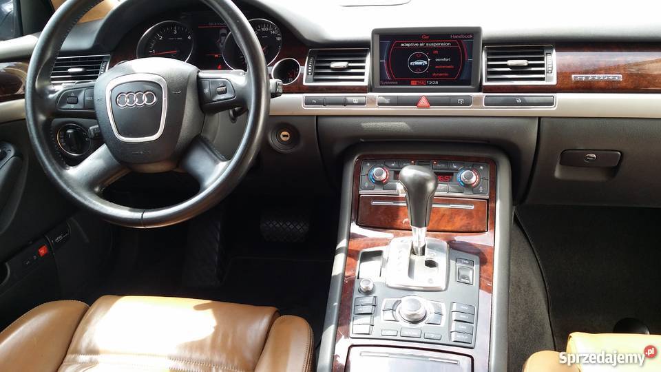 Audi A8 2007r 30 TDI polski salon skórzana tapicerka Gdańsk