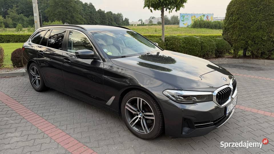 BMW Seria 5 520d mHEV Luxury Line reflektory ksenonowe Kraków