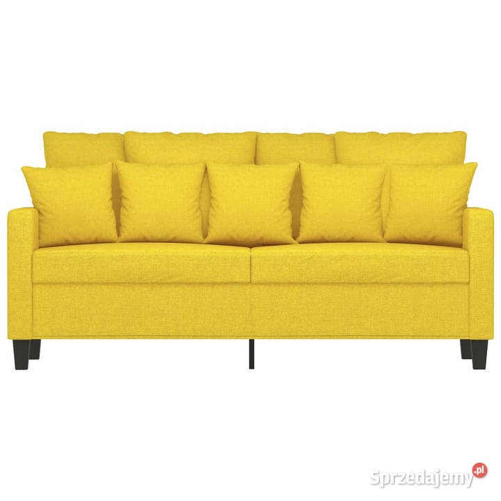 Sofa 2osobowa jasnożółta 140 tapicerowana Sofy i kanapy mazowieckie Warszawa