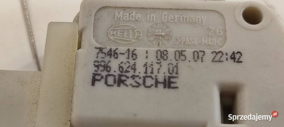 PORSCHE BOXSTER 987 SIŁOWNIK ZAMKA MASKI osobowe