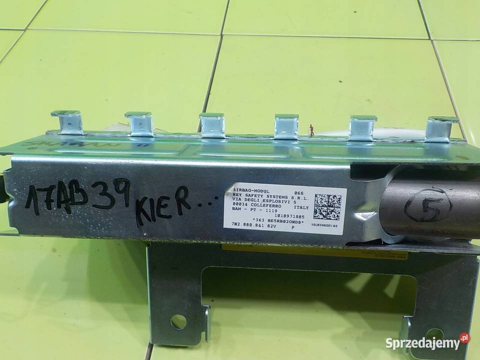 VW SHARAN II 20 TDI 12r 5D AIRBAG poduszka Suków