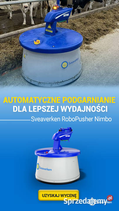 Podgarniacz robot podgarniający paszy TMR SaMasz Do hodowli zwierząt Poznań