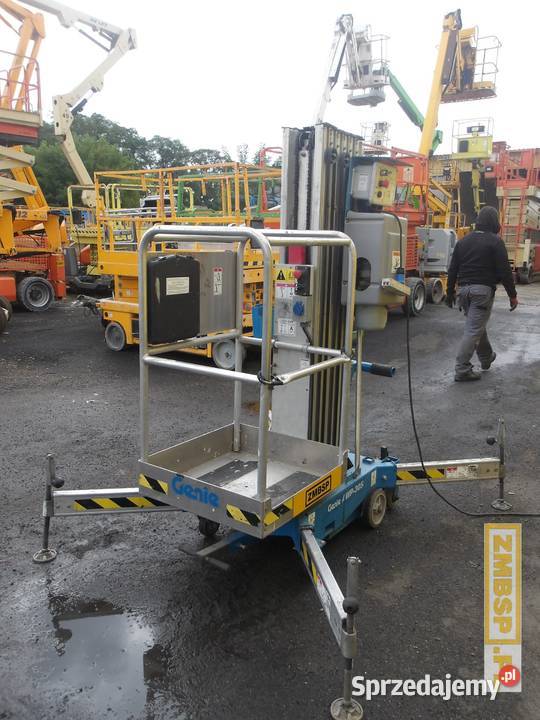 Podnośnik koszowy masztowy GENIE AWP30S 230 V AC nie Pleszew sprzedam