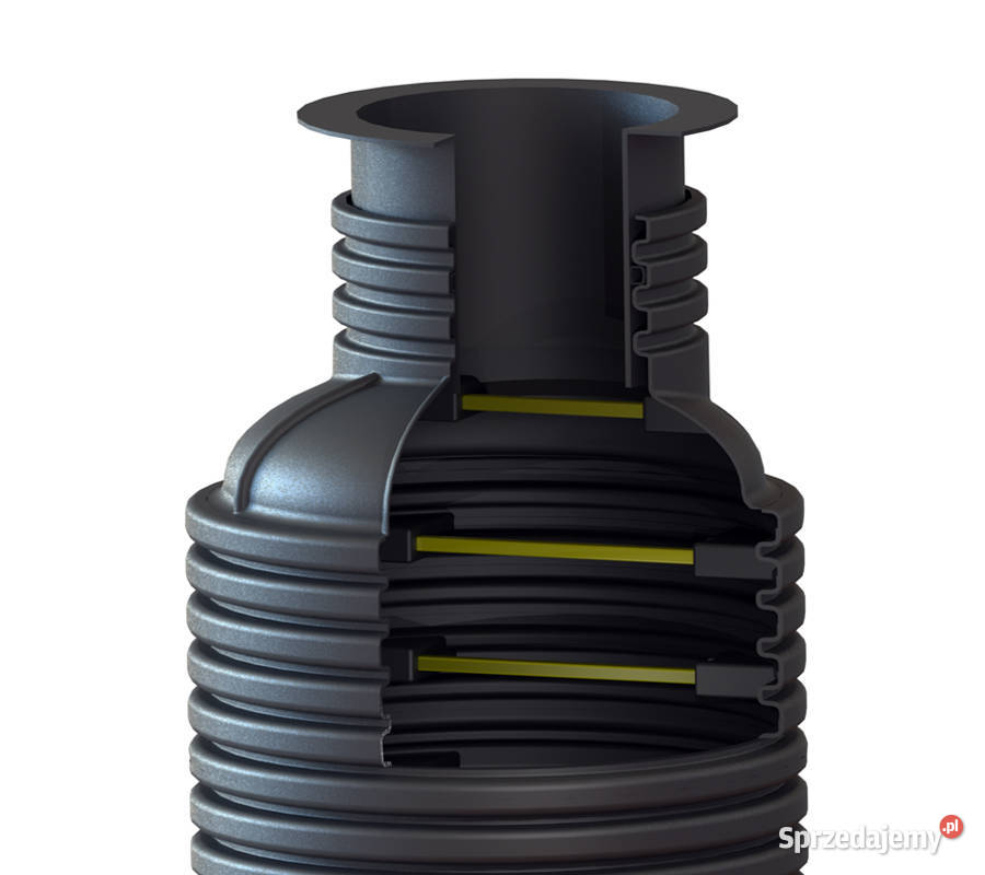 Studnia kanalizacyjna PEHD DN 1000 H2000 przelot dolnośląskie