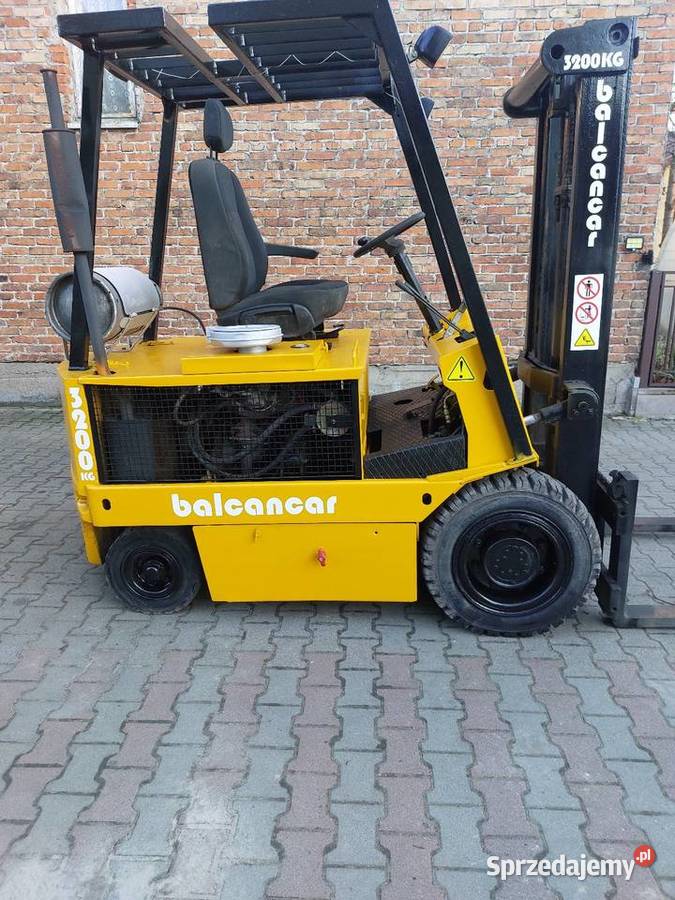 Wózek widłowy bułgar balkancar 32 tony udźwigu łódzkie Sieradz