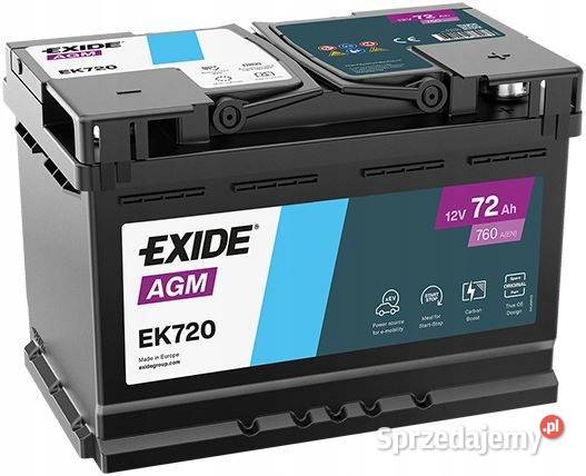 Akumulator Exide EK720 Jelcz-Laskowice