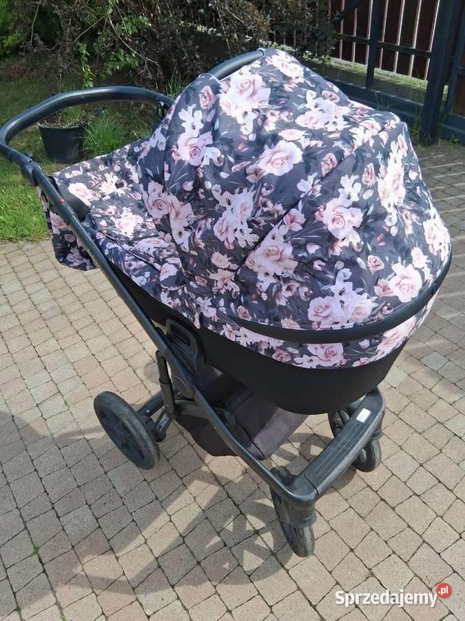 Wózek 2w1 Roan Bloom Kwiaty Gondola Spacerówka