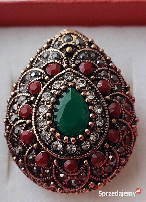 Pierścień stożkowy w kolorze złota antycznego mazowieckie