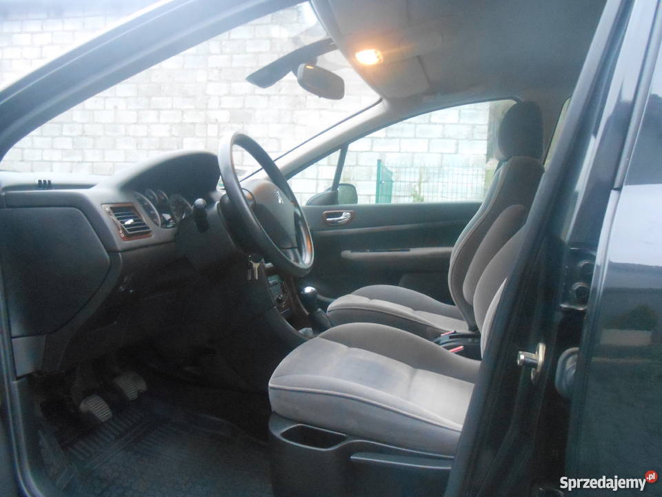 PEUGEOT 307 16 BENZYNA CZARNY STAN KLIMA ABS ESP wspomaganie kierownicy Luborzyca