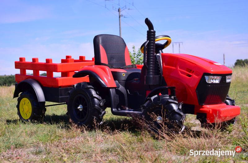 Autko na akumulator MEGA TRAKTOR Z PRZYCZEPĄ Myszków