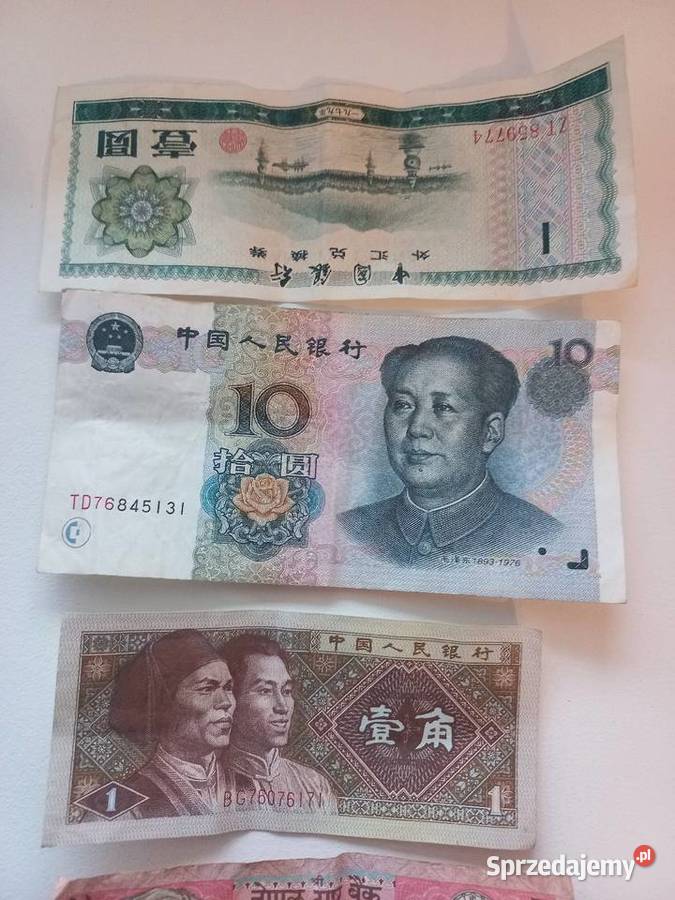 Banknoty Chiny sprzedam