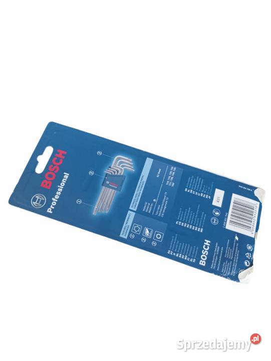 BOSCH Zestaw kluczy trzpieniowych T10T50 TORX 9 Klucze podkarpackie Rzeszów