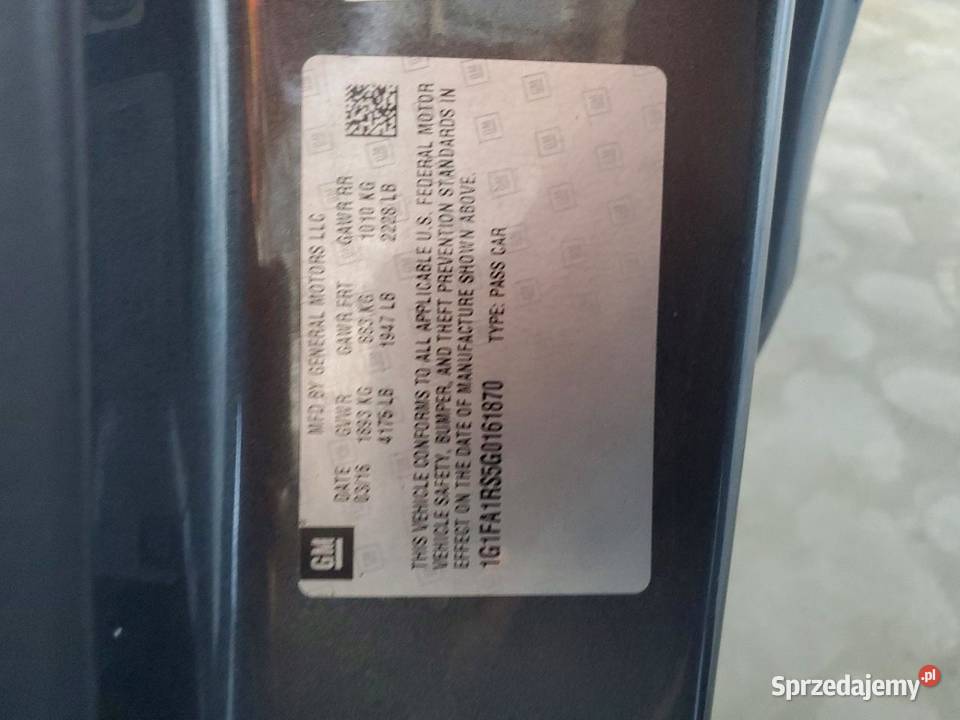 2016 CHEVROLET CAMARO LT 335KM śląskie Częstochowa sprzedam