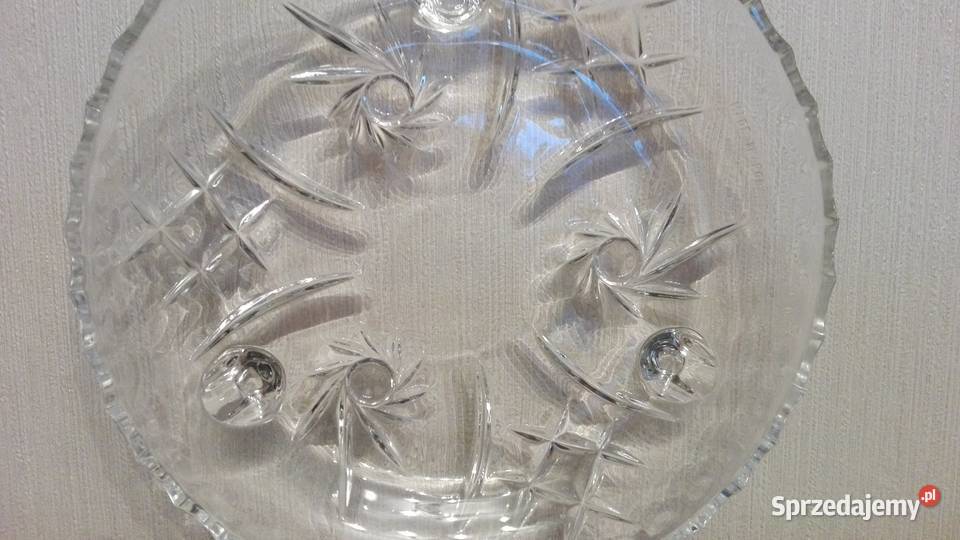 Patera na nóżkach sygnowana Made in Poland Warpechy Stare