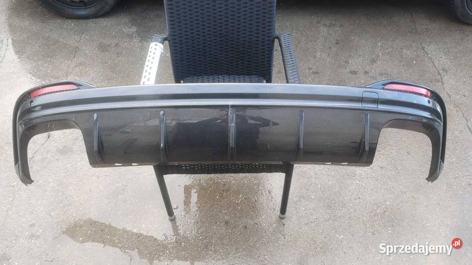 Dyfuzor Zderzak Tył Spoiler Carbon Maserati