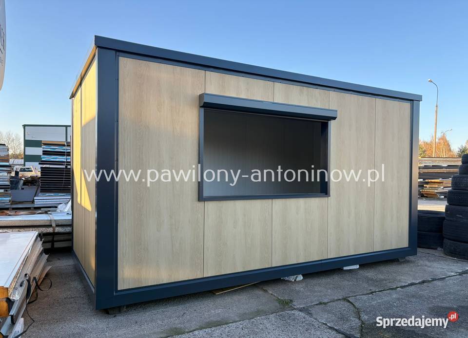 NOWY PAWILON KONTENER GASTRONOMICZNY BURGER