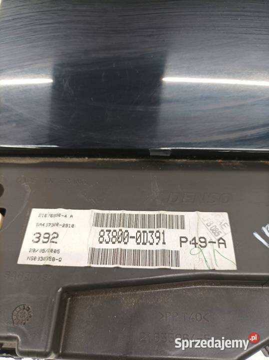 LICZNIK 838000D391 Toyota Yaris I 19992005 Rok produkcji 2005 świętokrzyskie