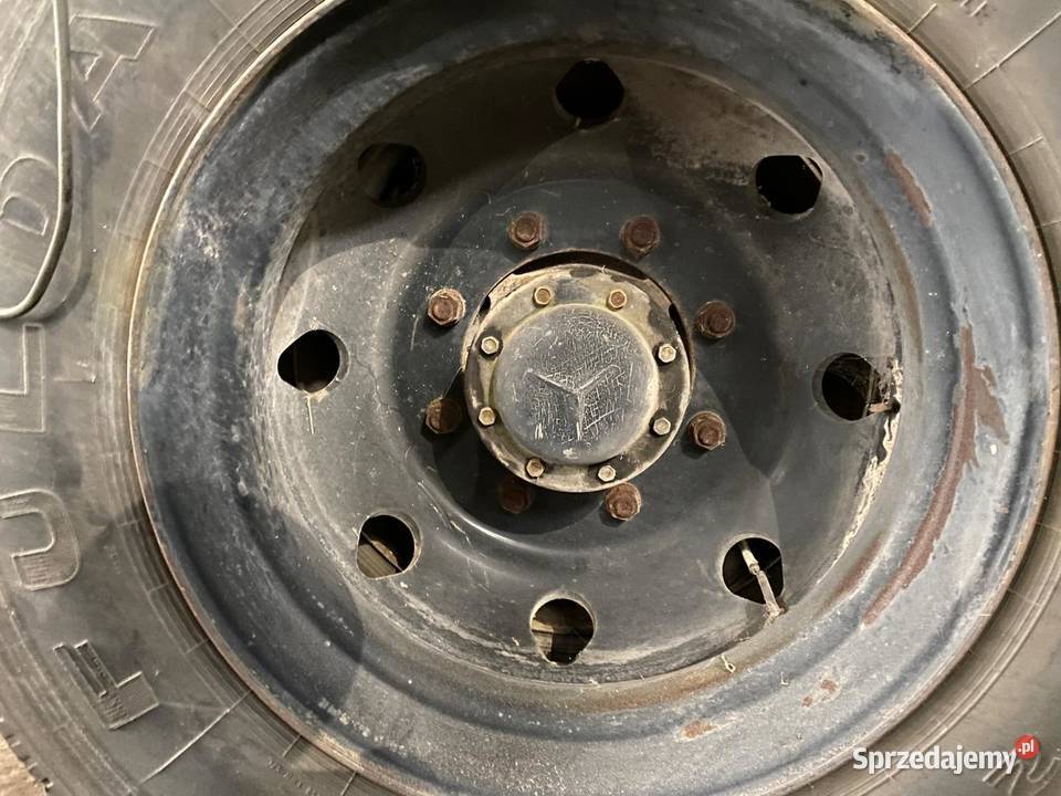 Koła kompletne 10R225 na 8 śrub MERCEDES MAN 170KM Motoryzacja Wola Murowana
