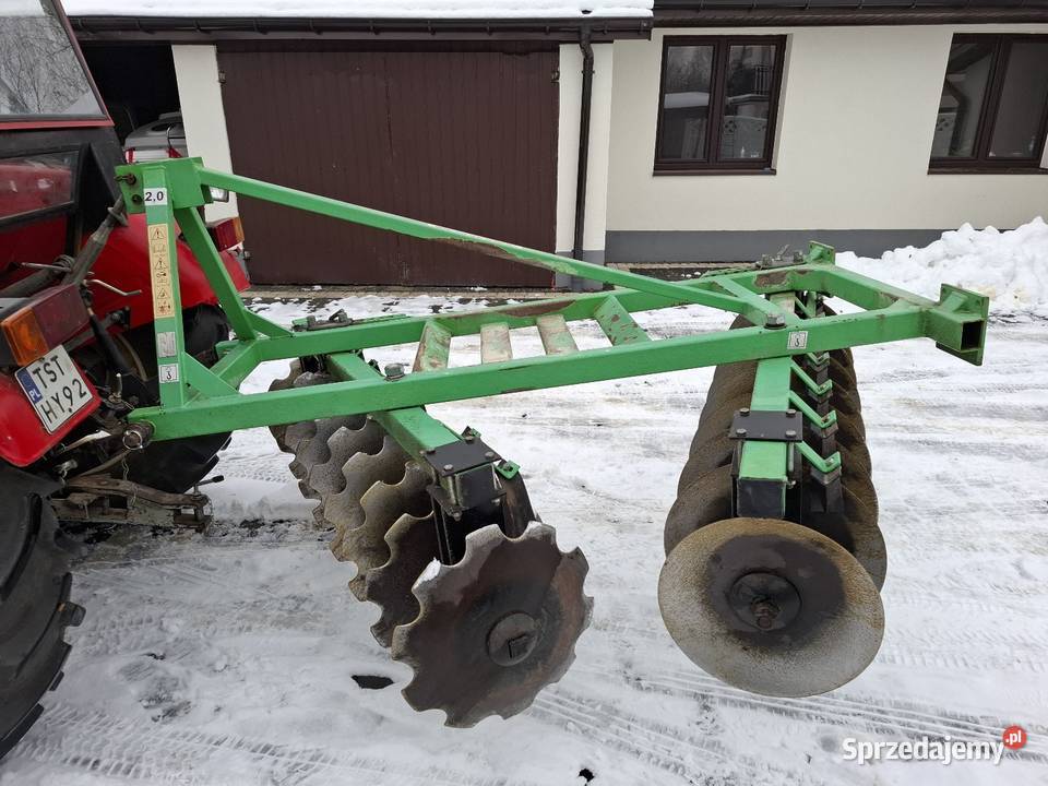 Brona talerzowa Bomet 2x9 nieuszkodzony Brody