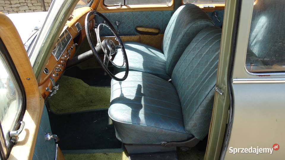 MERCEDES W105 220 DUŻY PONTON 100KM wielkopolskie Dąbie