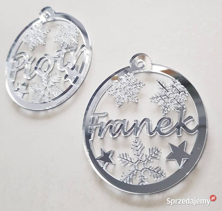 Ozdoba personalizowana zawieszka srebrna Częstochowa