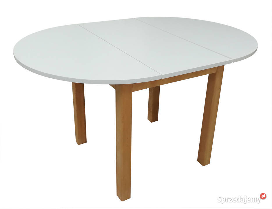 STÓŁ OKRĄGŁY ROZKŁADANY FI 80 40 ŁAWA KOLORY 80cm Tołkiny