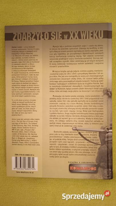 Ortheer niemiecka armia wschodnia James Lucas Rok wydania 2008 Warszawa