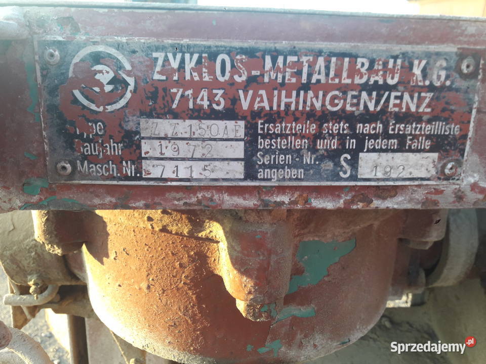 Profesjonalny niemiecki mieszalnik do zaprawy Dwikozy