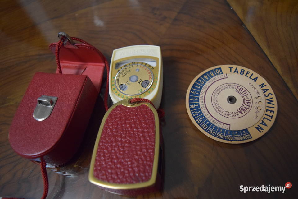 Zabytkowy światłomierz WERRALUX Tabela Piaseczno